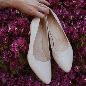 clarks women's calla rose pump